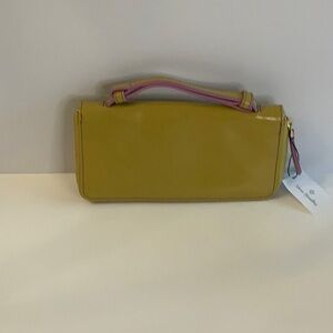 Vera Bradley Patent Faux Leather Accordion Wristlet